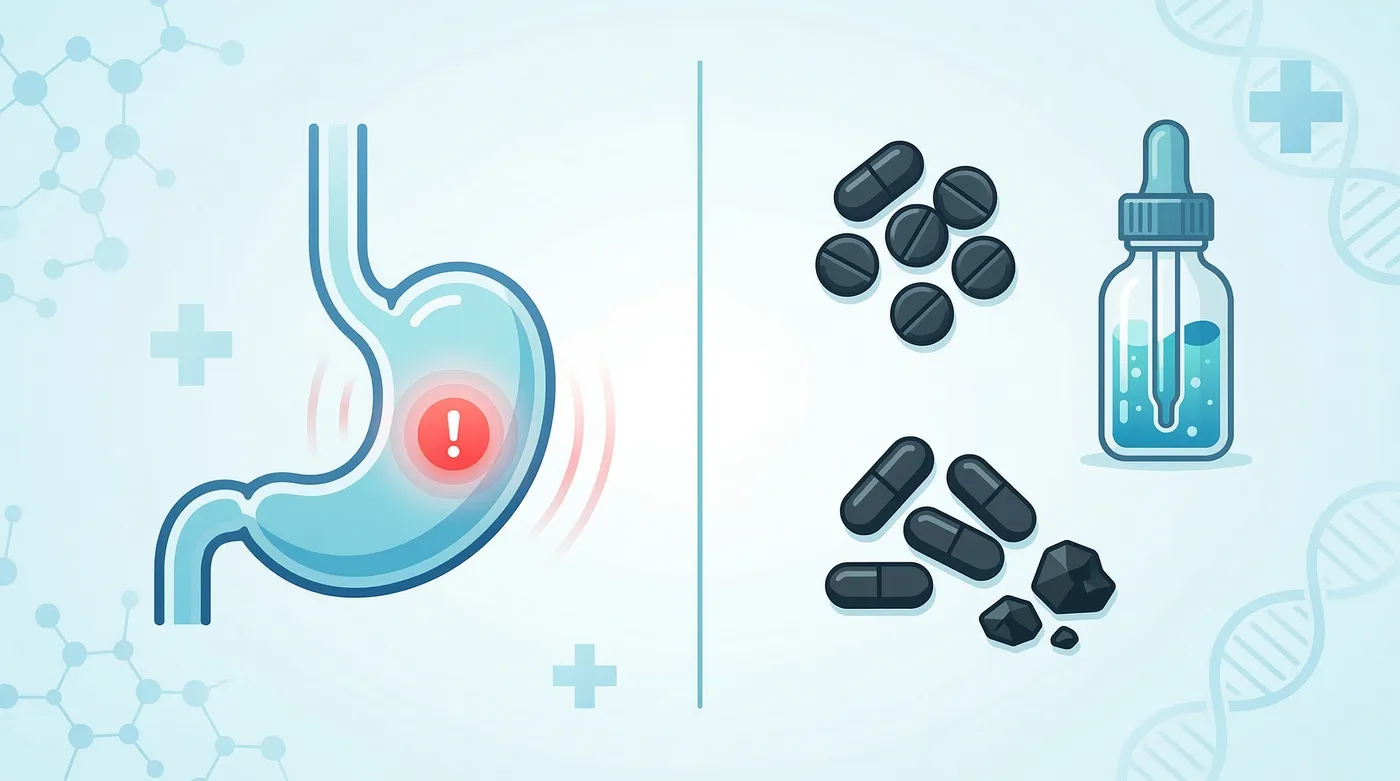 黑便常見原因分類：病理性上消化道出血與非病理性藥物食物影響